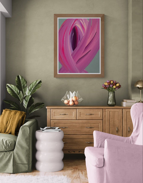 Becoming Art Print