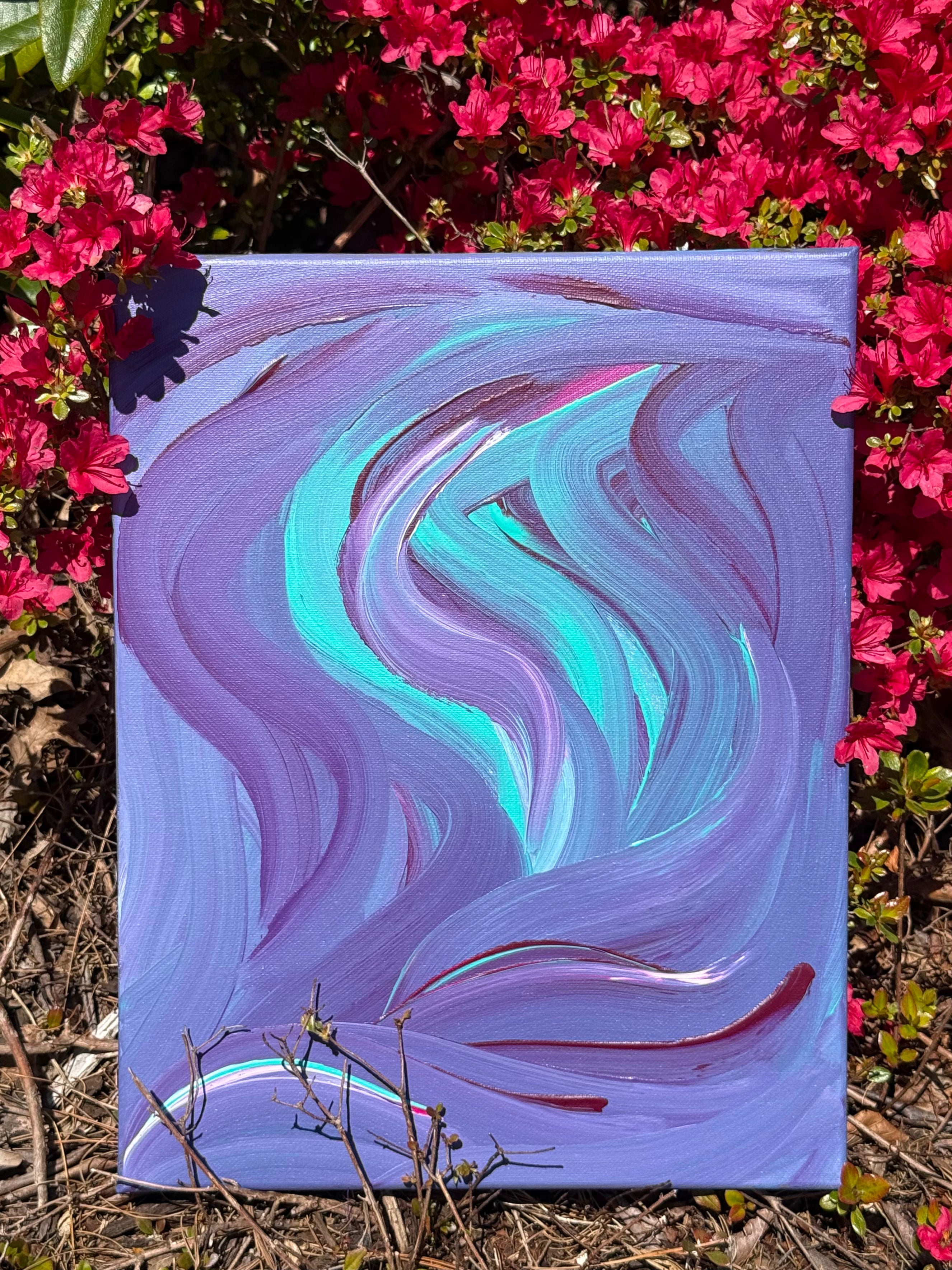Violet Passage Original Canvas Painting