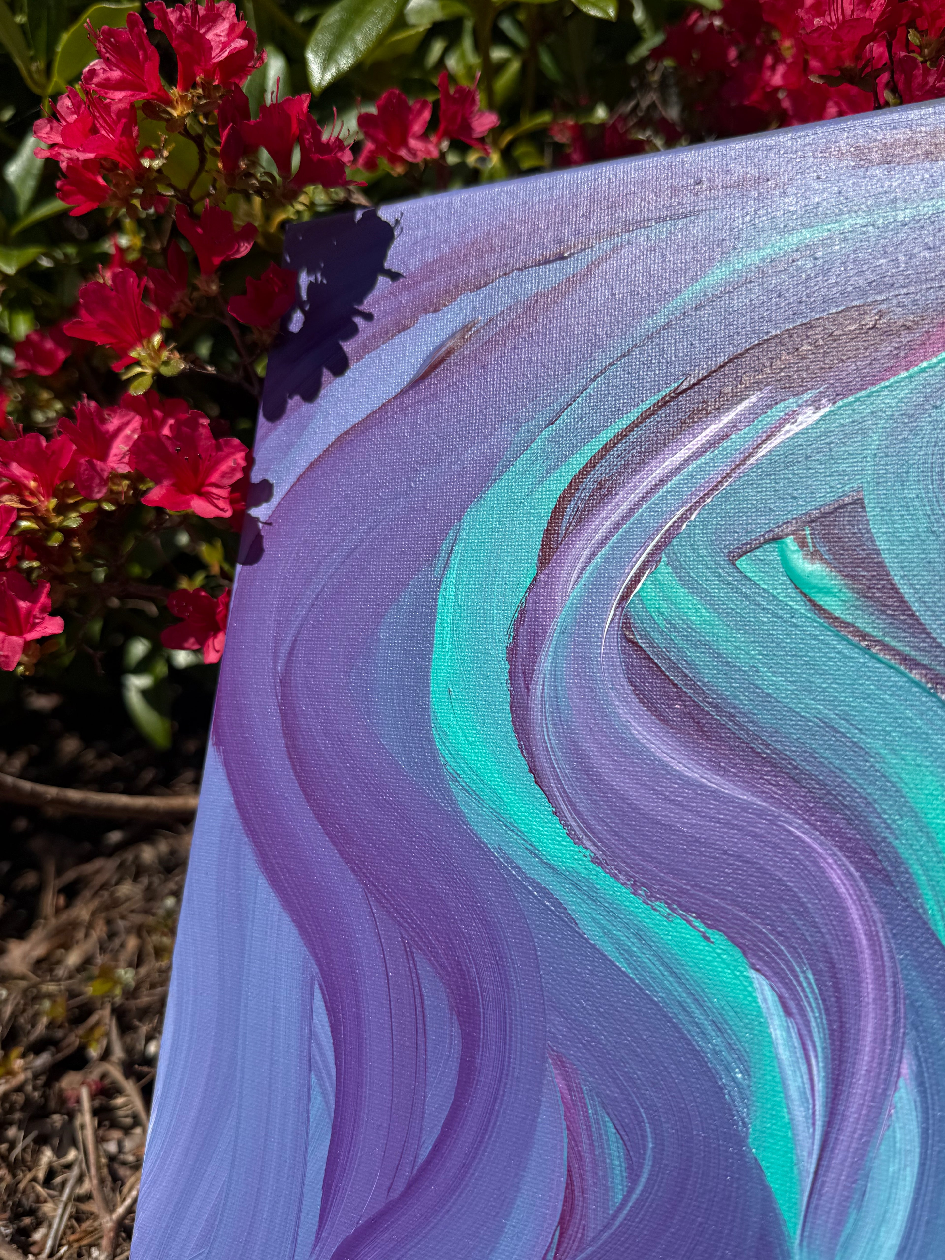 Violet Passage Original Canvas Painting
