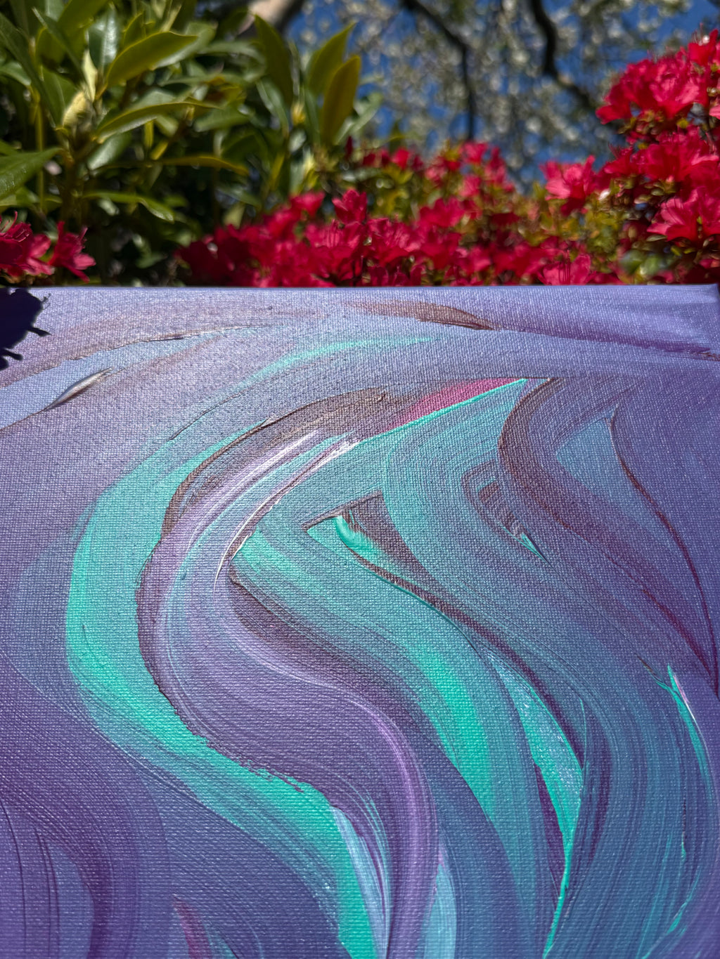 Violet Passage Original Canvas Painting