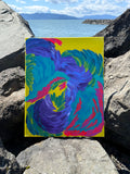 Joy Study Original Canvas Painting