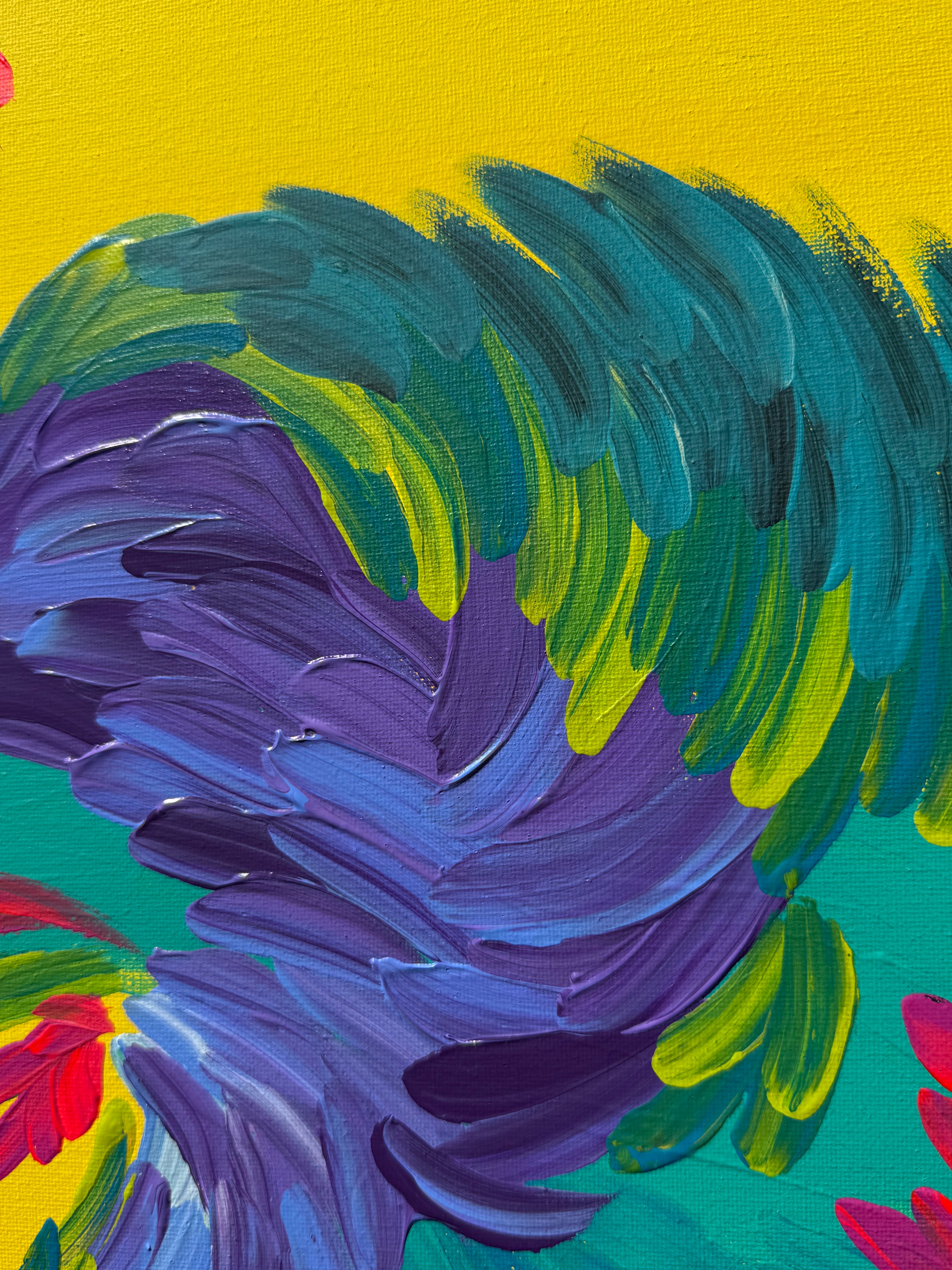 Joy Study Original Canvas Painting