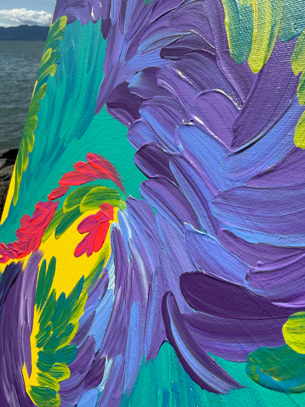 Joy Study Original Canvas Painting