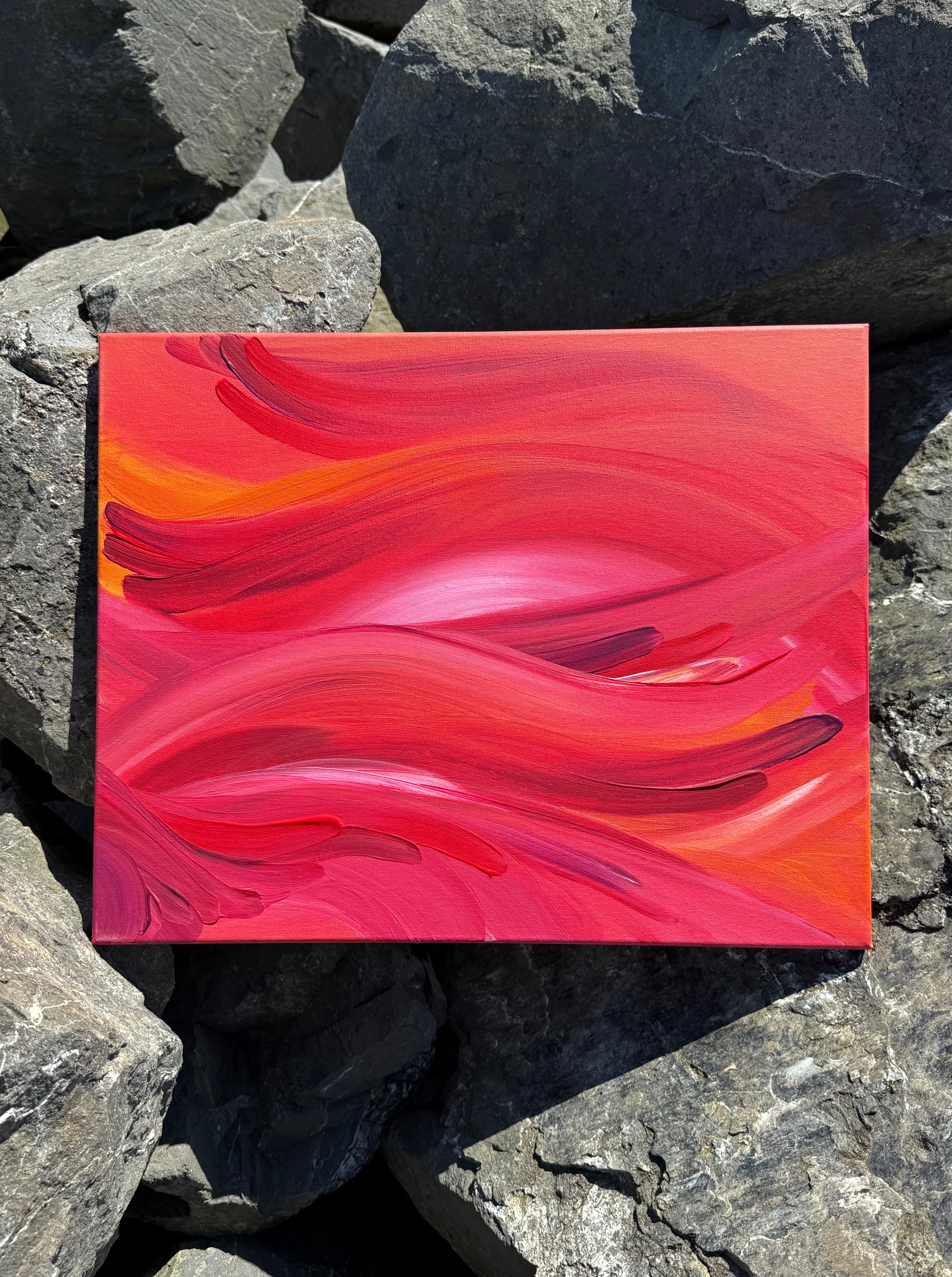 Desert Waves Original Canvas Painting