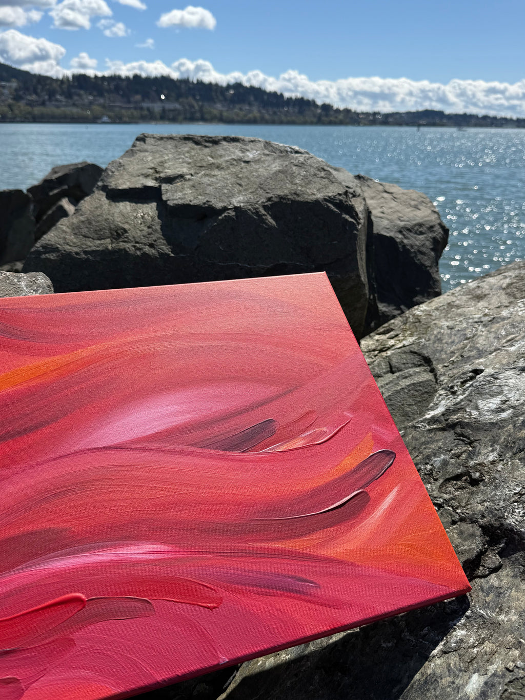 Desert Waves Original Canvas Painting