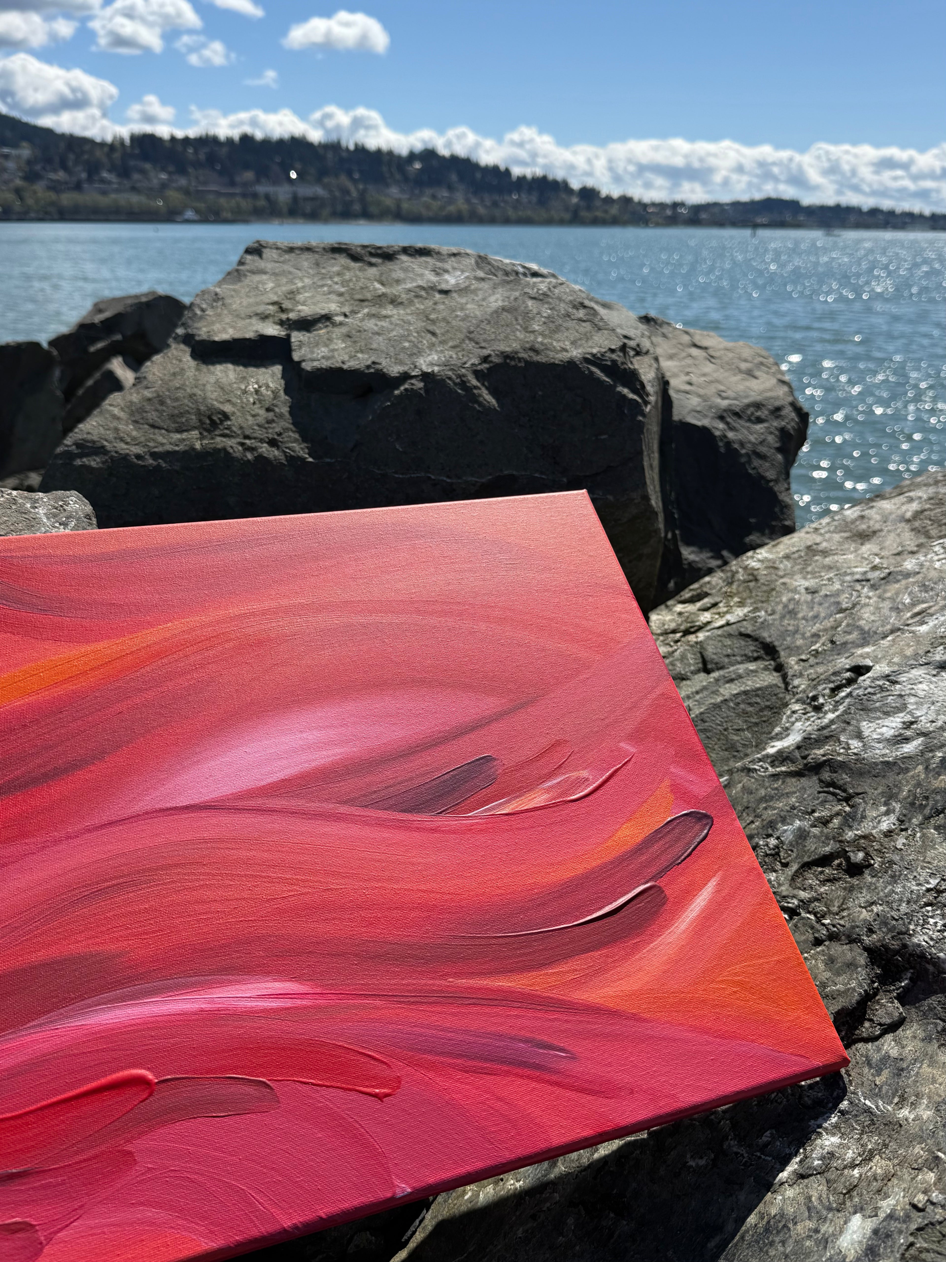 Desert Waves Original Canvas Painting