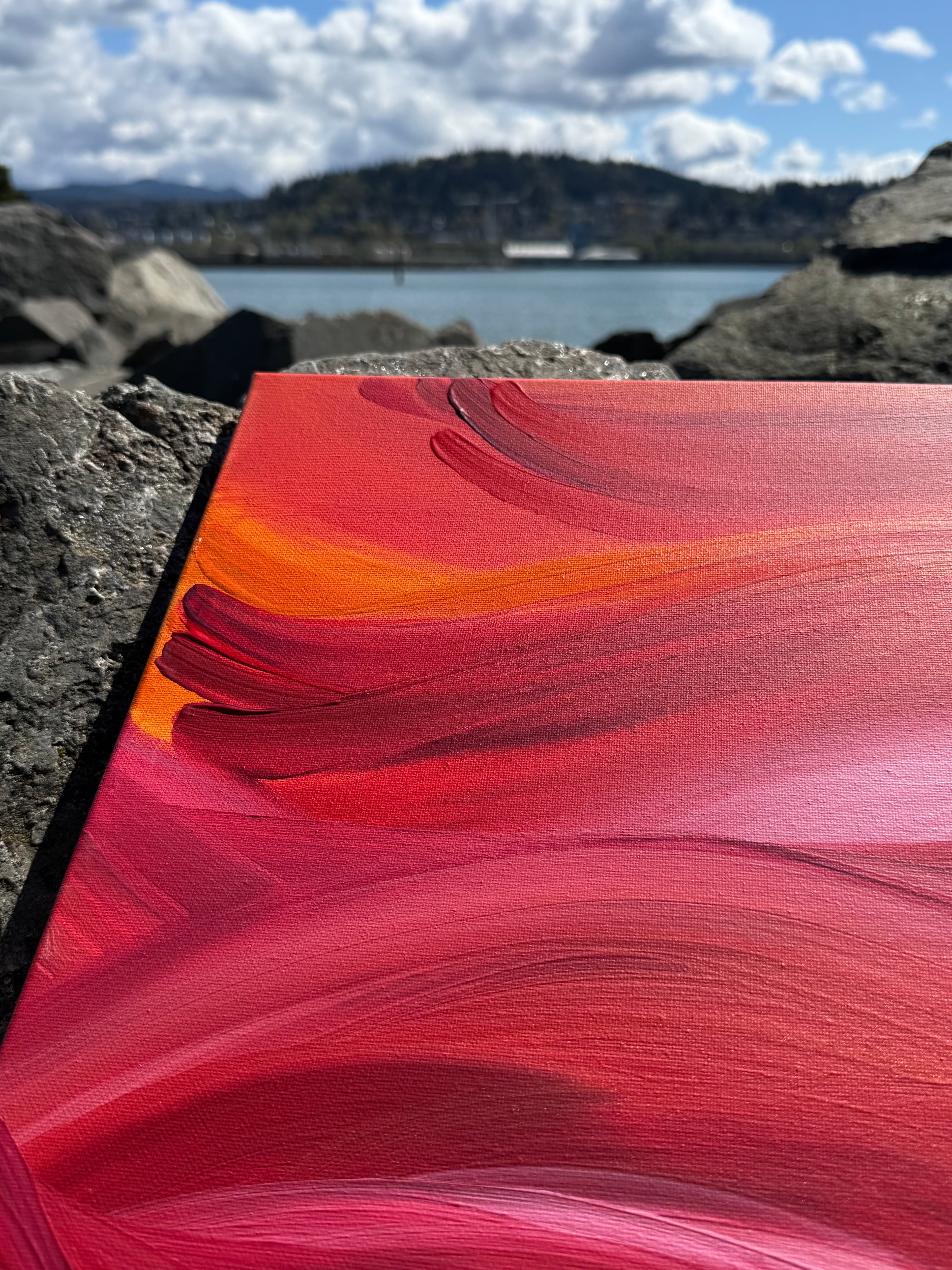 Desert Waves Original Canvas Painting