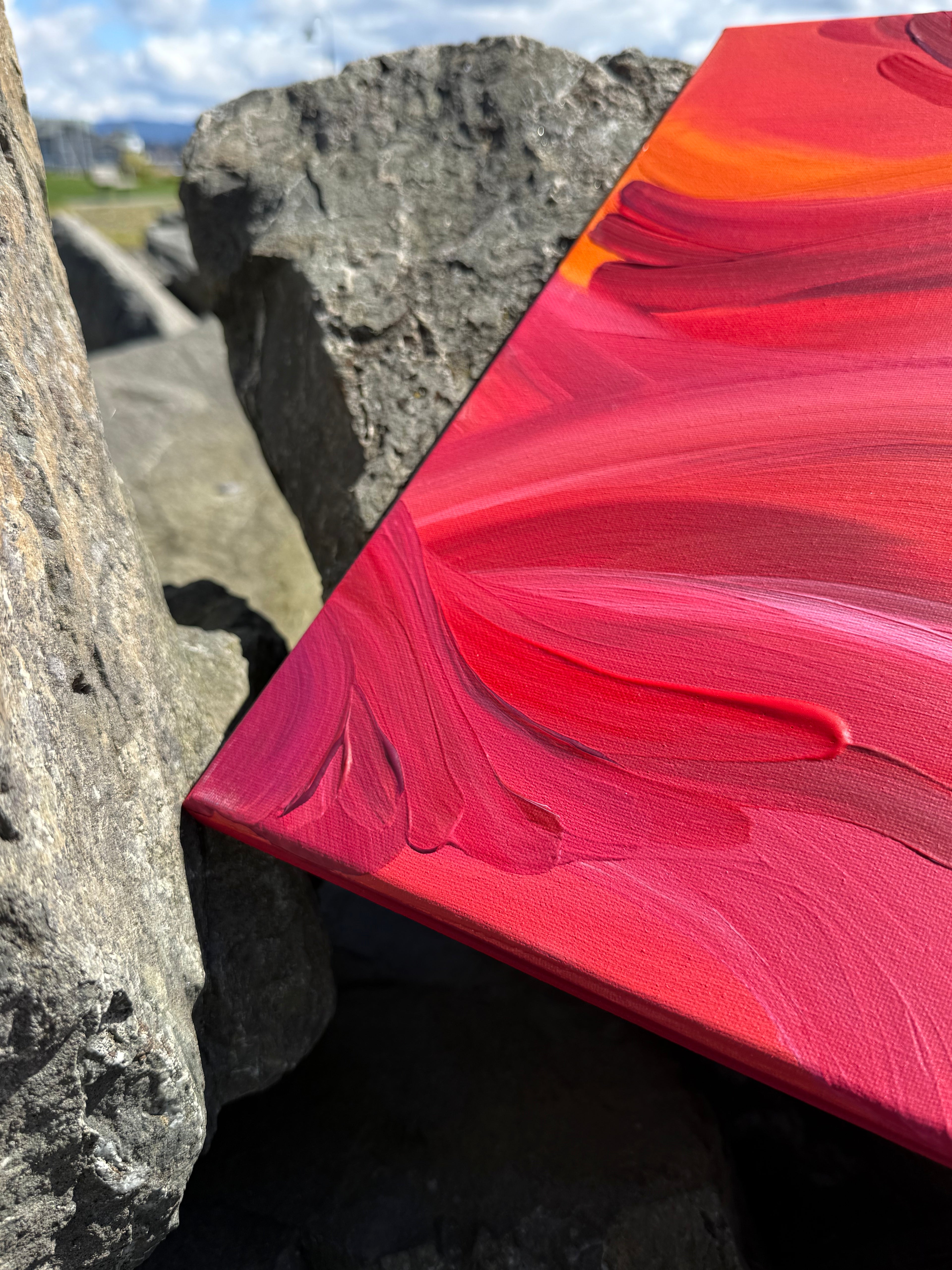 Desert Waves Original Canvas Painting
