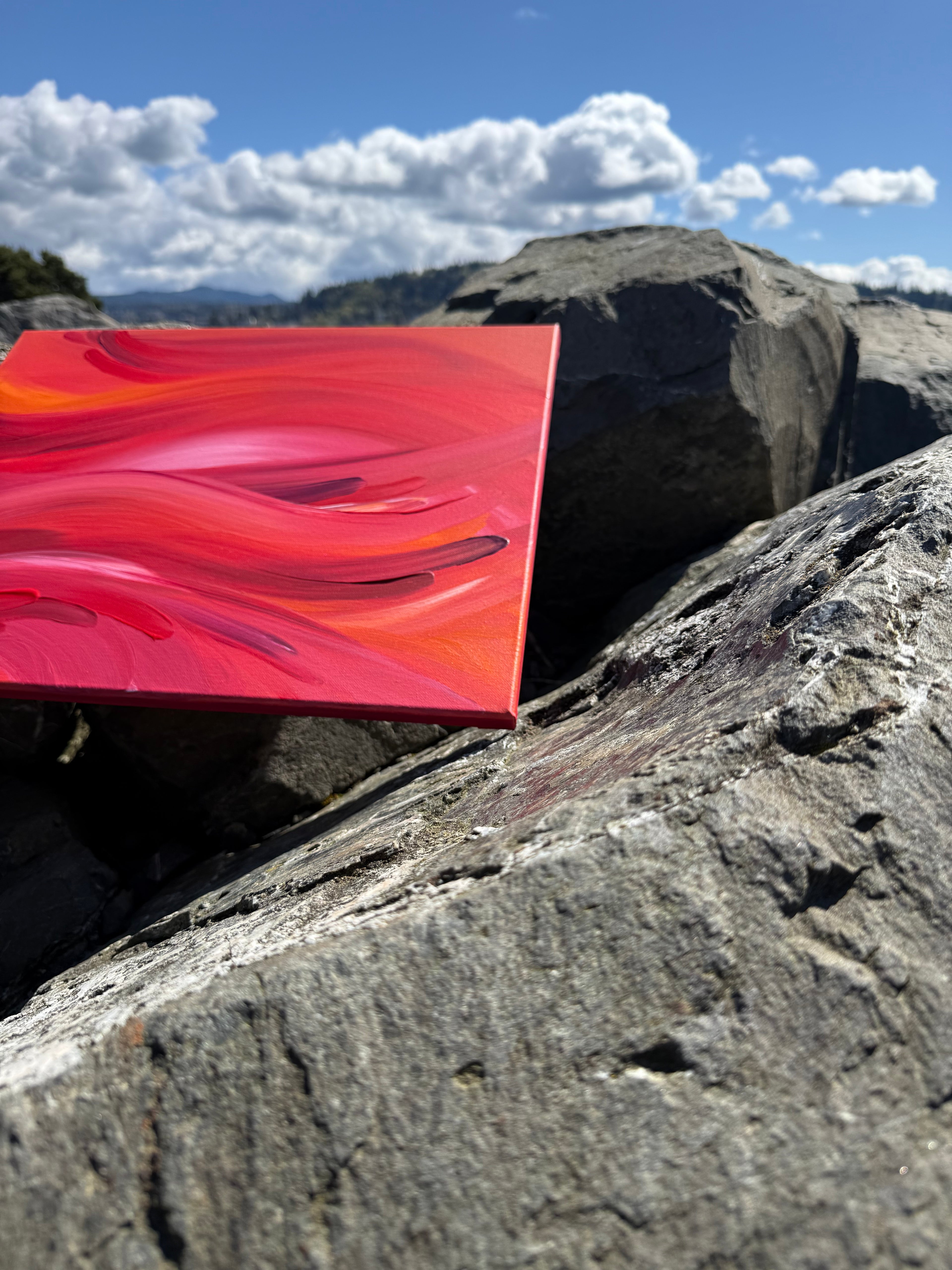 Desert Waves Original Canvas Painting