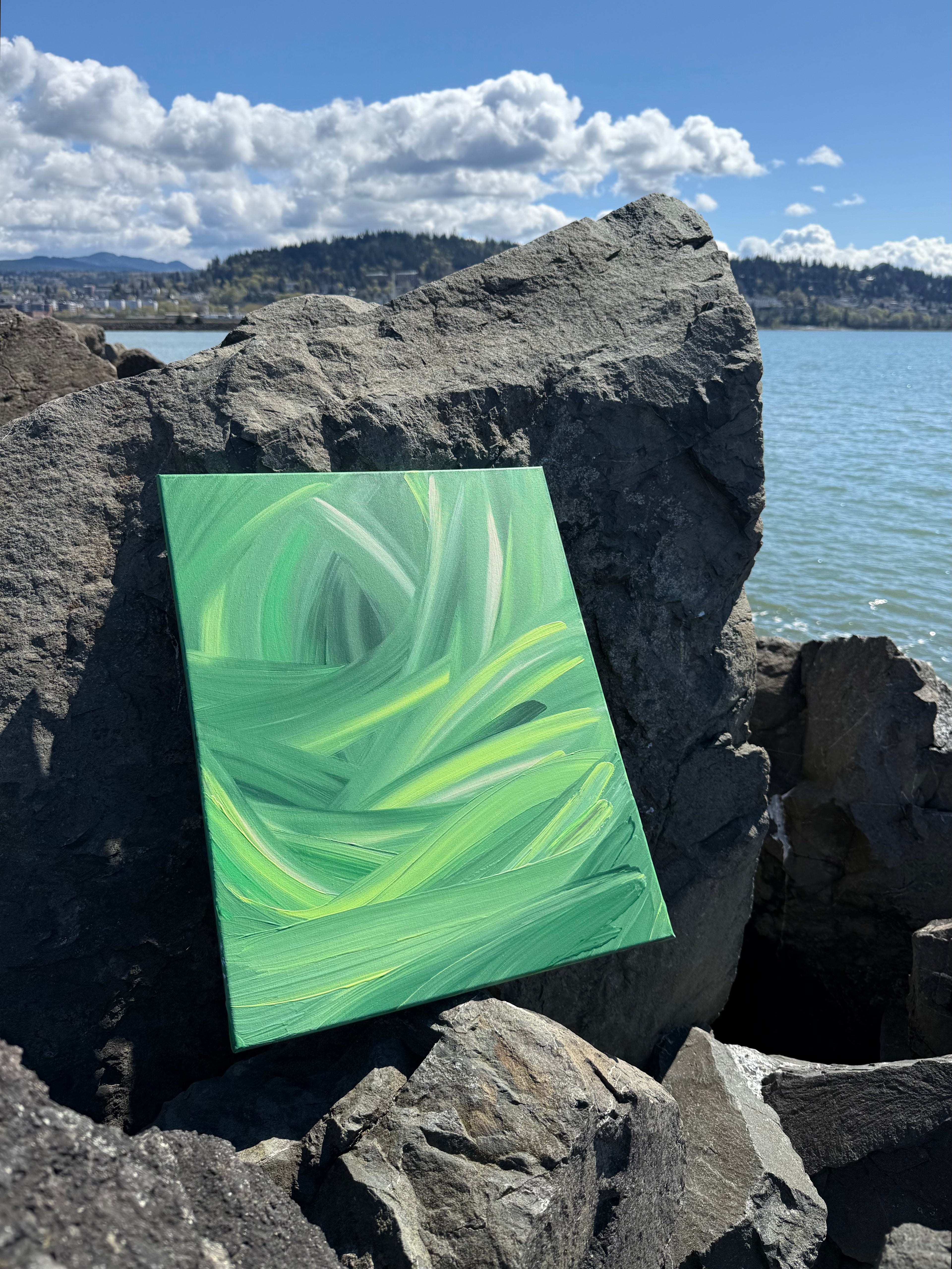 Agave Moon Original Canvas Painting