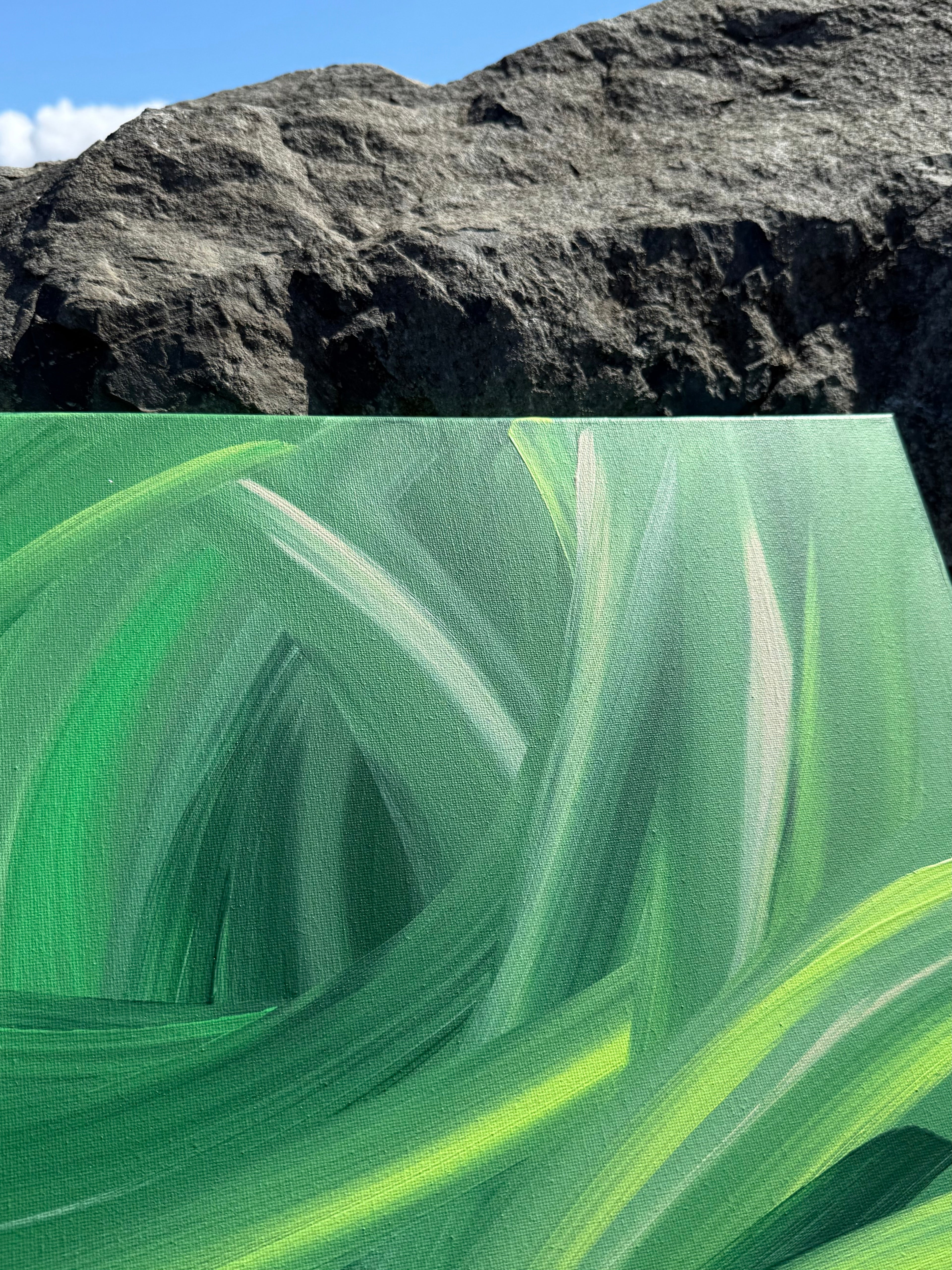Agave Moon Original Canvas Painting