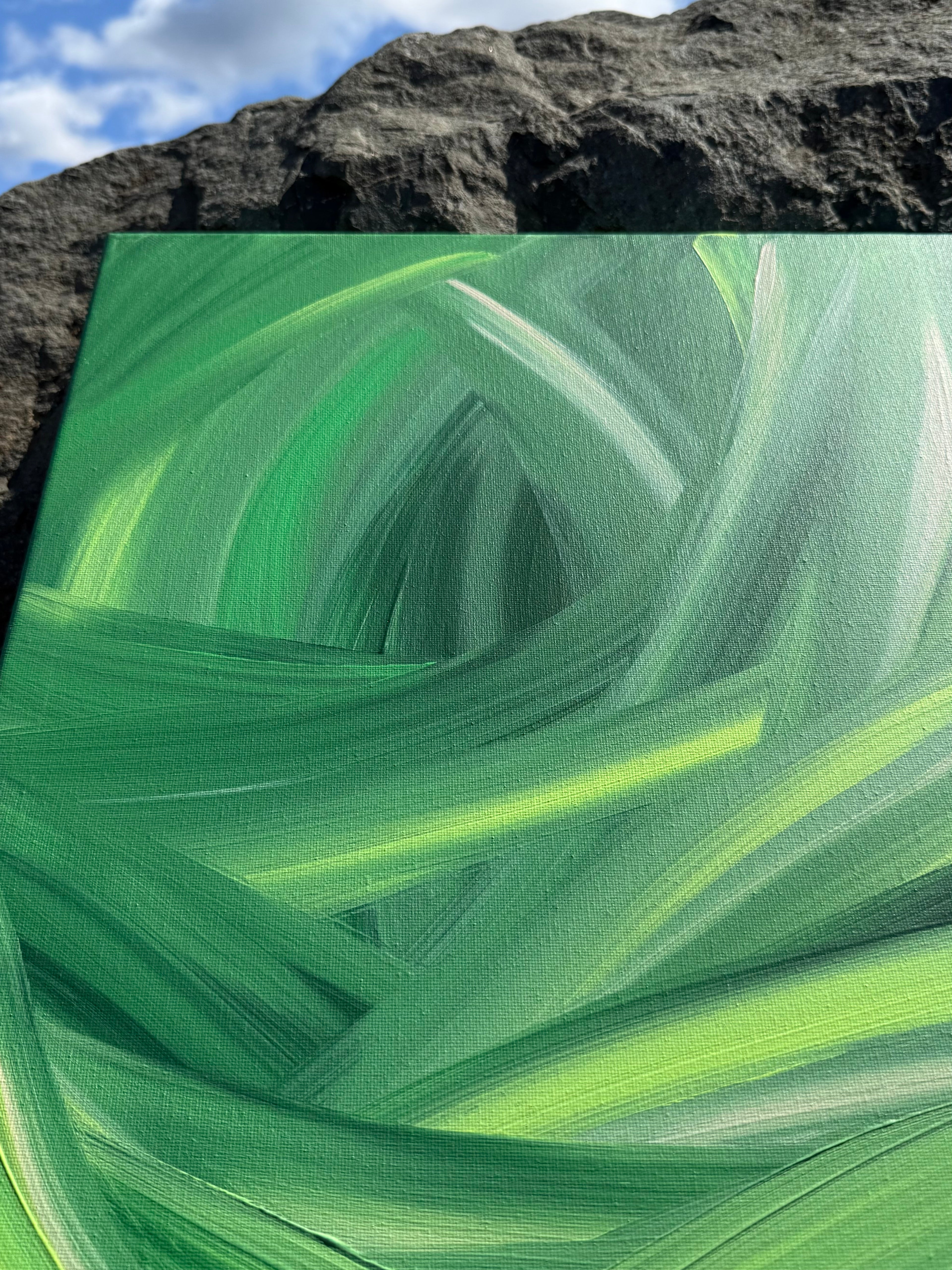 Agave Moon Original Canvas Painting