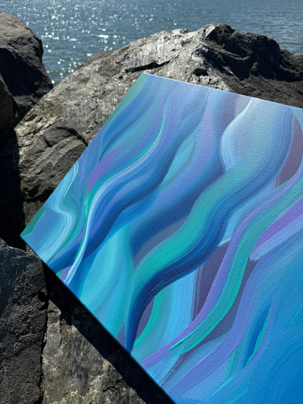 Waterlight Original Canvas Painting