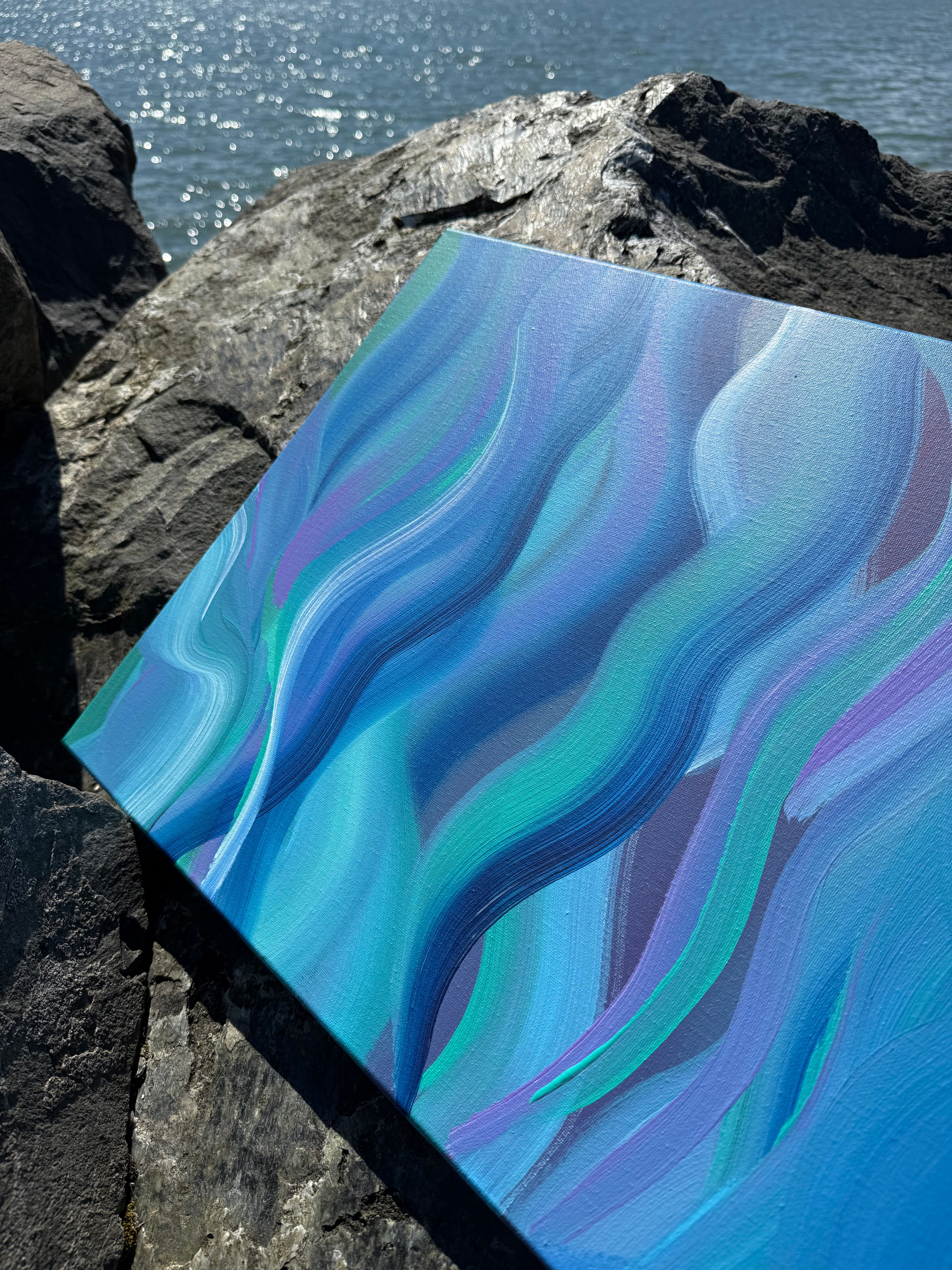 Waterlight Original Canvas Painting