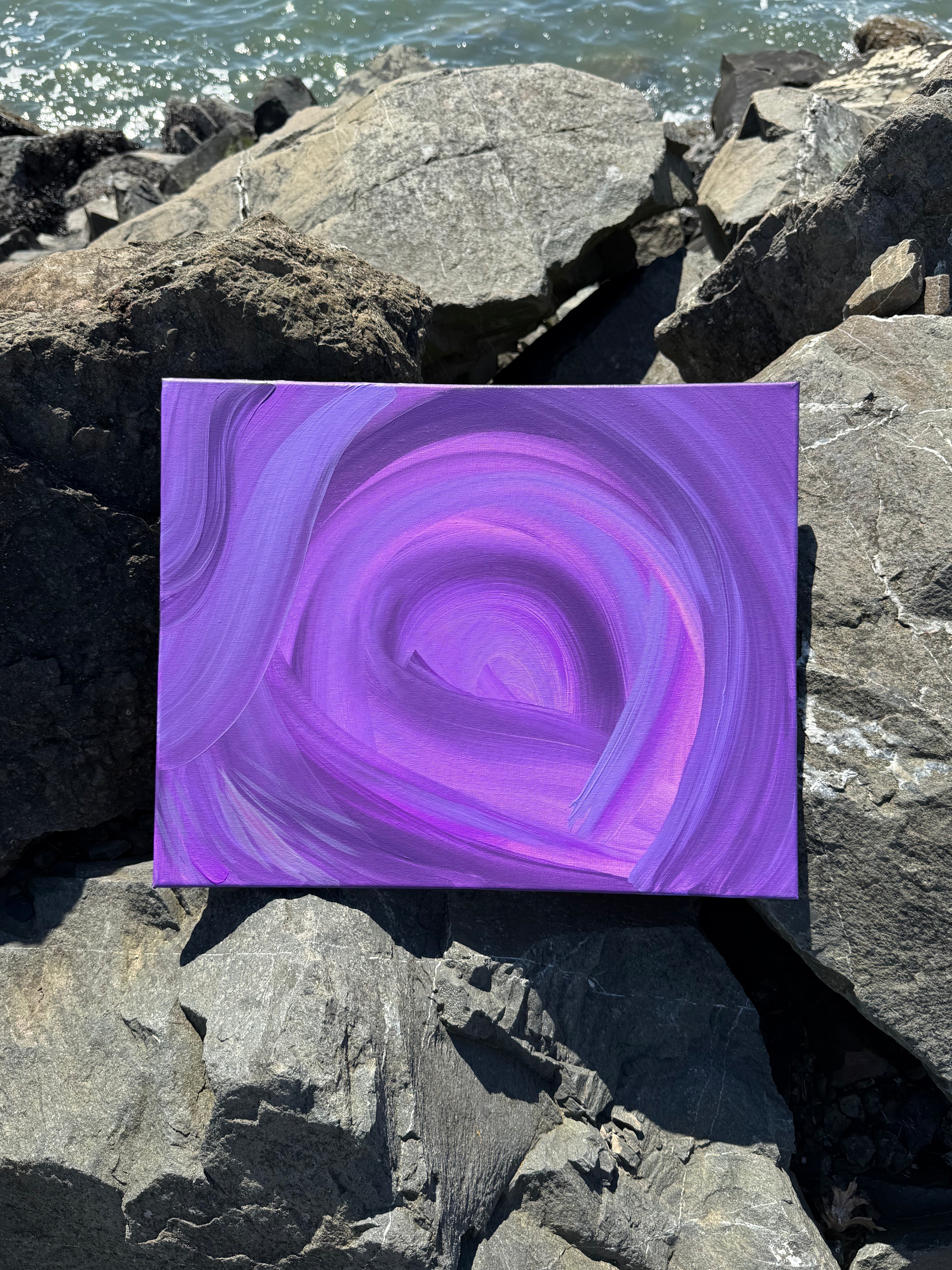 The Long Way Home Original Canvas Painting