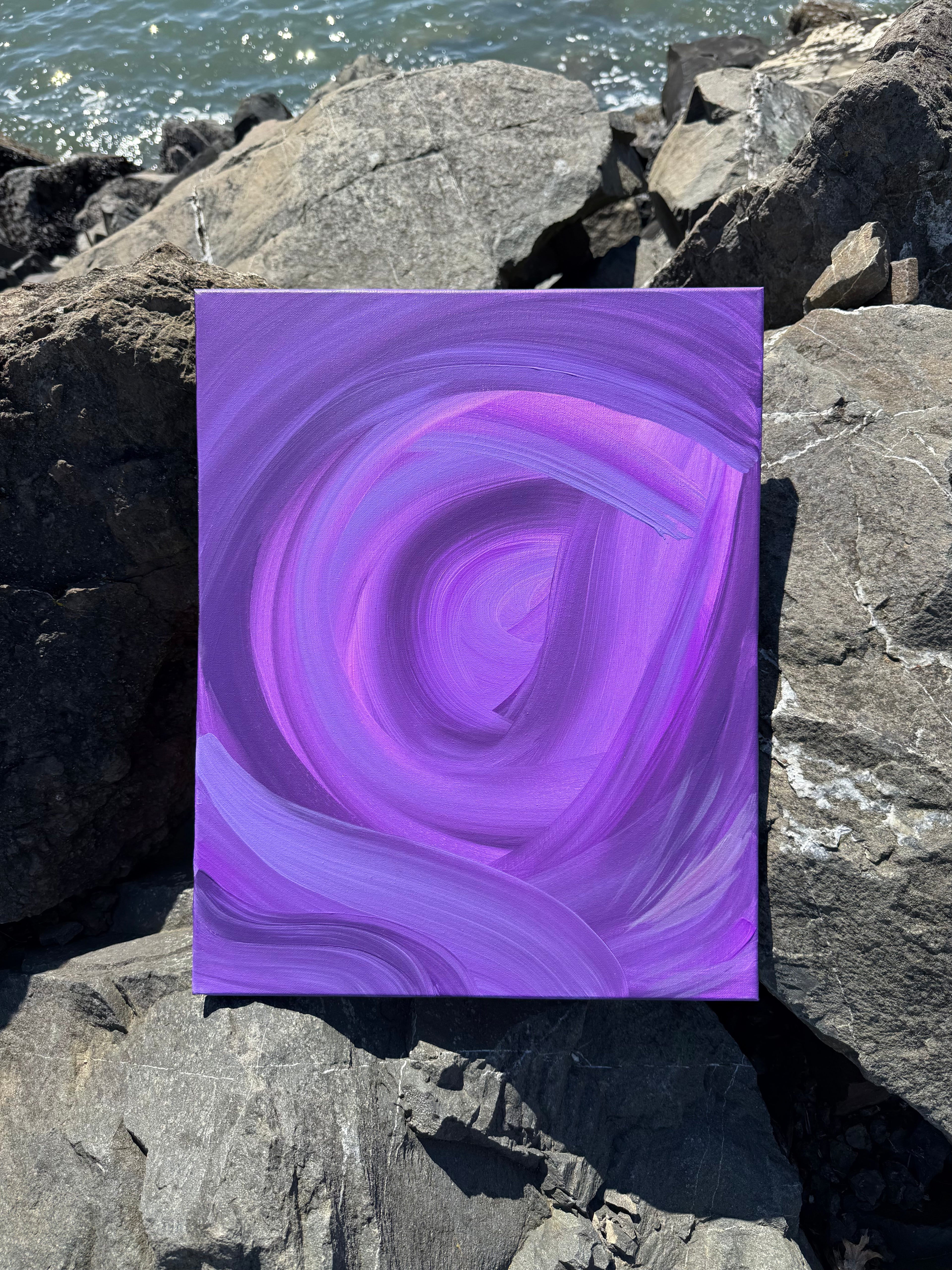 The Long Way Home Original Canvas Painting