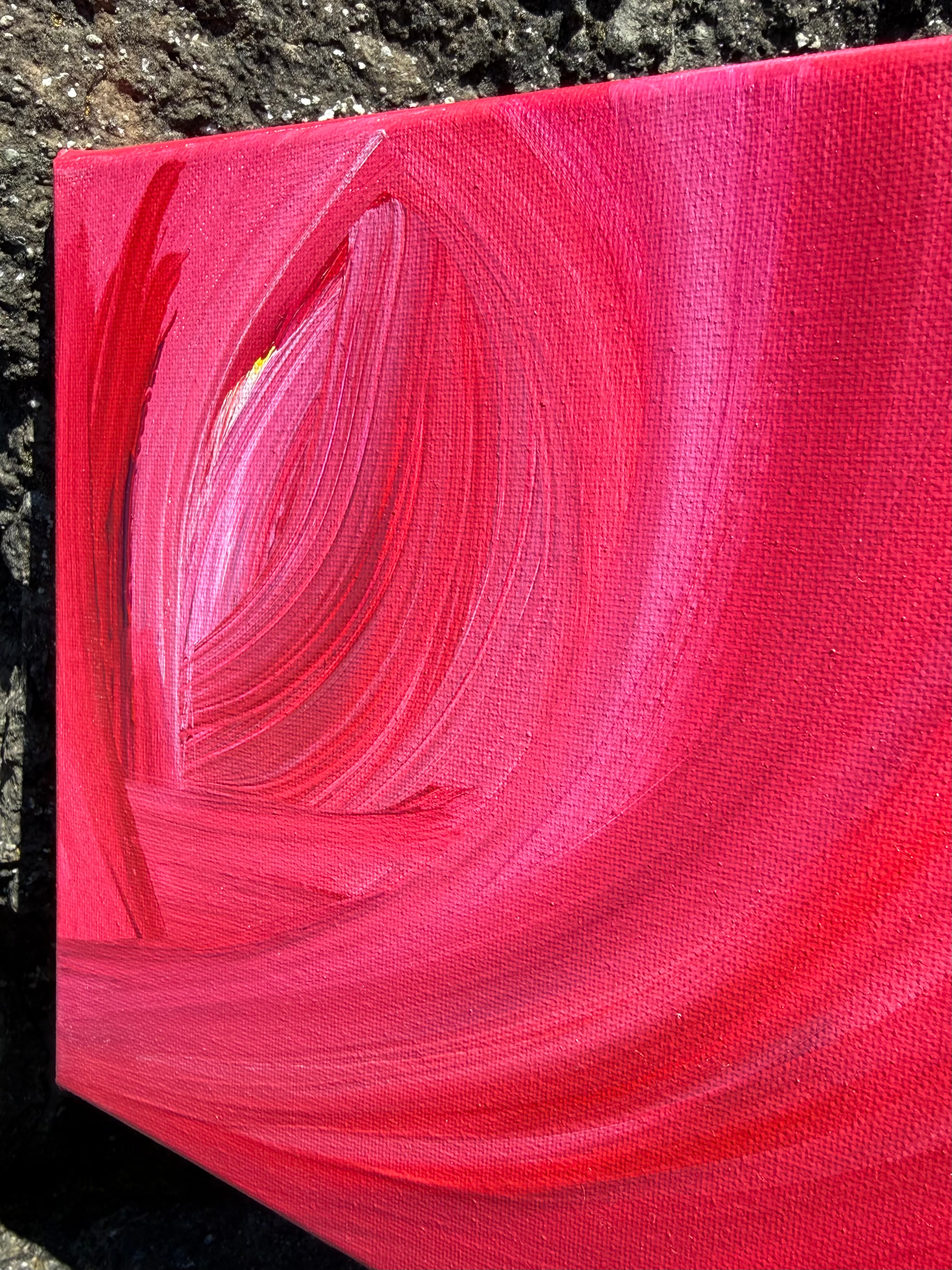 Ember Bloom Original Canvas Painting
