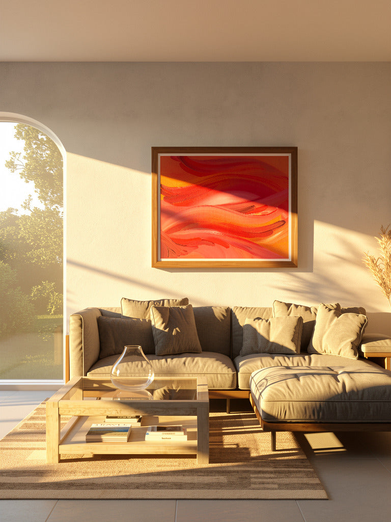 Desert Waves Art Print